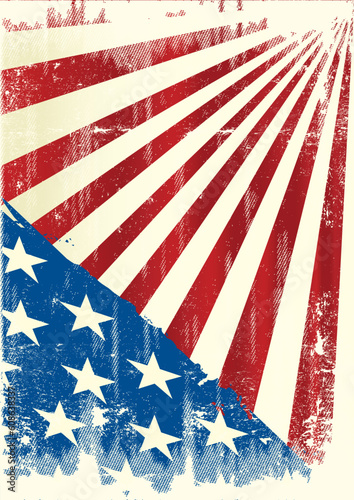 an american grunge background for a poster