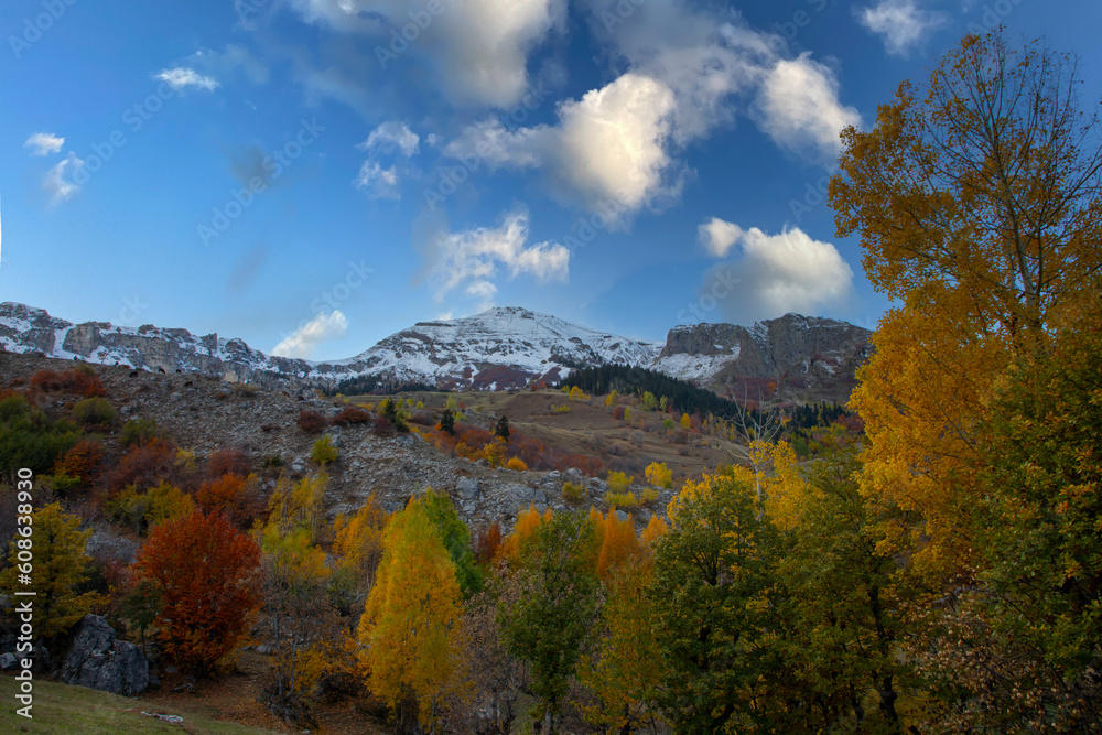 Bazgiret Lake view in Bazgiret Village of Turkey