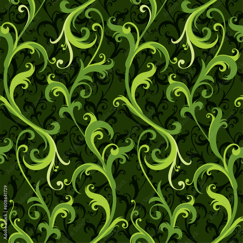Seamless background from a floral ornament, Fashionable modern wallpaper or textile Seamless background from a floral ornament, Fashionable modern wallpaper or textile
