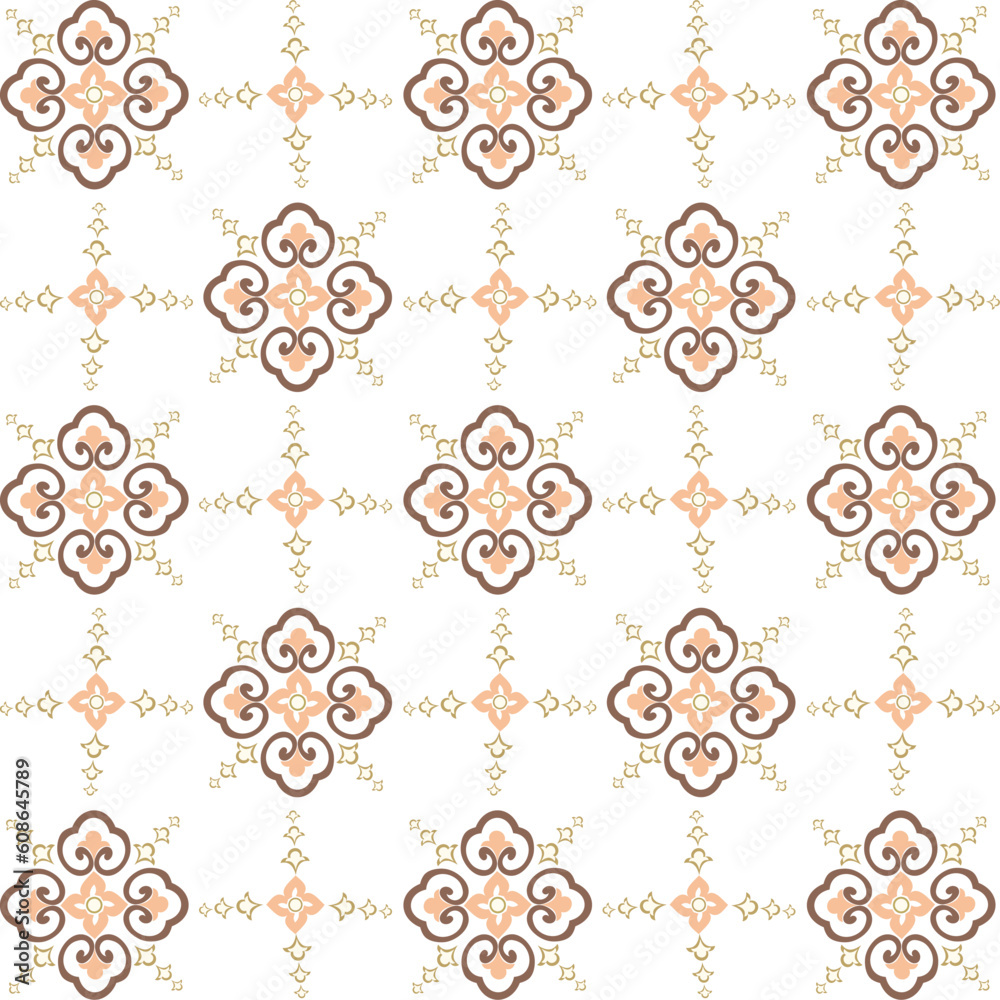 Seamless vector wallpaper, floral seamless pattern, excellent seamless floral background
