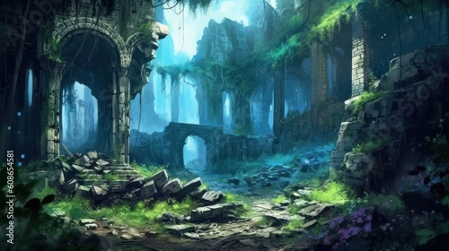 Game Art Old Mystic Ruins 