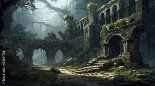 Game Art Old Mystic Ruins 