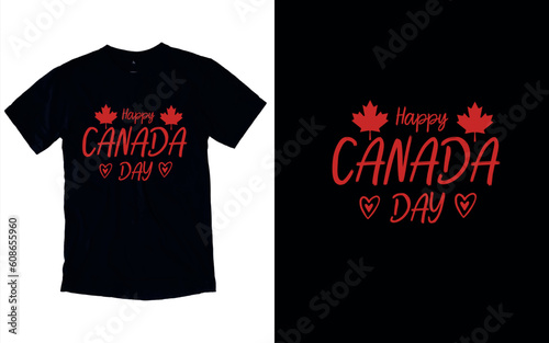 Canada Day T-shirt Design, Happy Canada Day photo