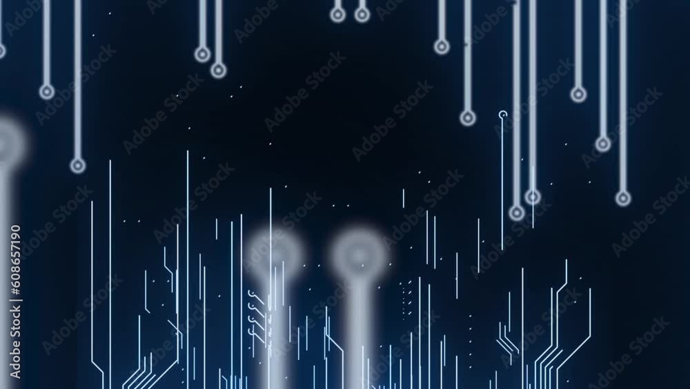  dark blue color Light Abstract Technology background animation for computer graphic website internet and business. circuit. abstract. infographics. motion move processor electron
