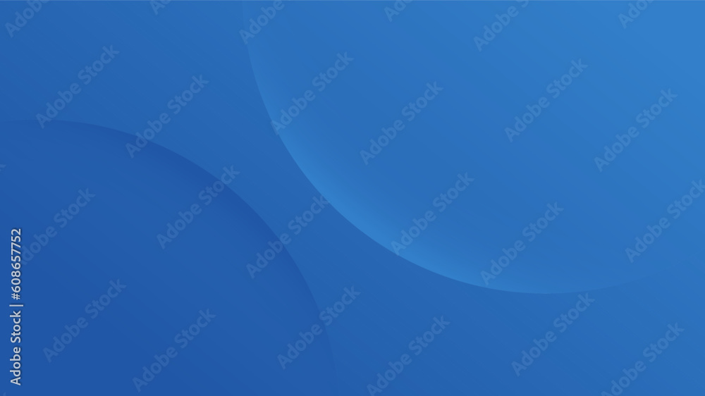 Modern Abstract Background with Motion Round Circle Wave and Blue Gradient Color