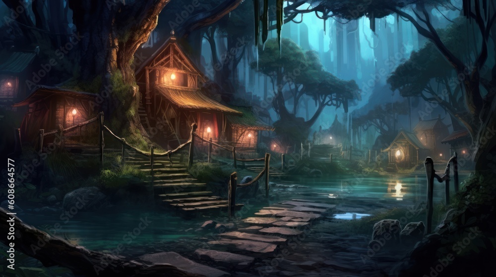 Game Art Mysterious Places