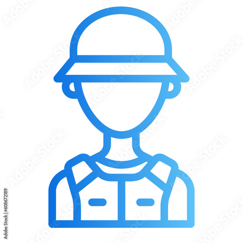 archeologist gradient icon