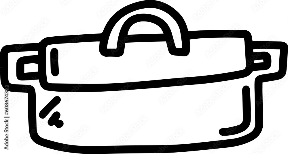 Set of kitchen utensils and cookware icons Set of kitchen utensils and cookware icons