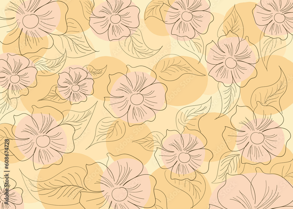 seamless floral pattern for background, wallpaper, cover books, and others
