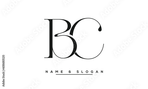 BC,  CB,  B,  C   Abstract  Letters  Logo  Monogram