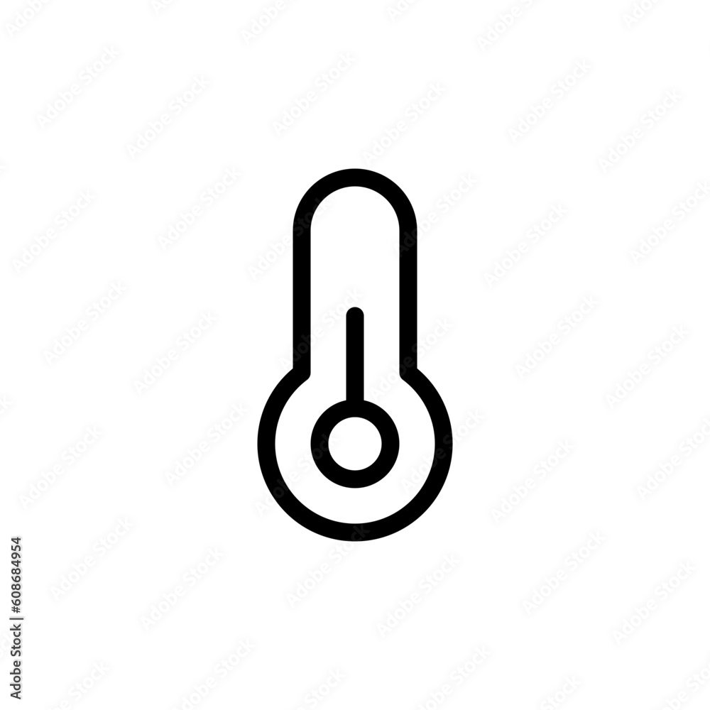 Temperature Half, Weather Icon Set. Logo illustration on white background. Flat design style. Temperature Half, Weather Icon Set. Logo illustration on white background. Flat design style.