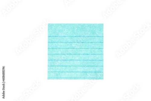 Blank Blue Sticker notes.