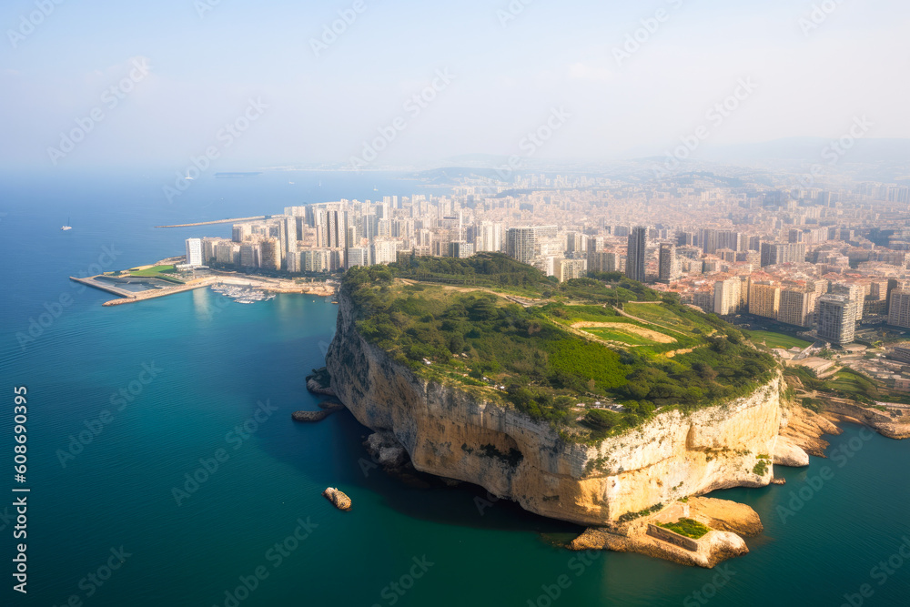 Fototapeta premium Beirut Travel Destination, generative ai