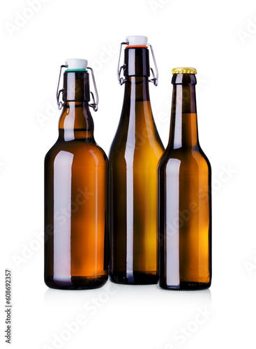 diverse Bierflaschen