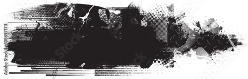 Grunge urban background. Vector. Textured banner . Futuristic digital background. Grungy effect . Abstract,splattered , dirty,cyber punk poster for your design. 