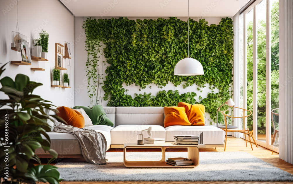 Luxury sustainable green living solution. Eco-friendly houseing ...
