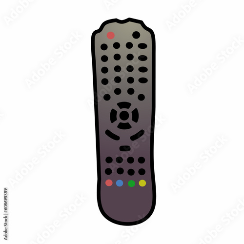 remote control isolated on white background