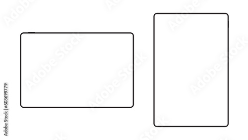 premium tablet in trendy thin frame design. png