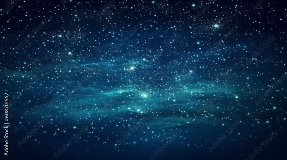 stars in an blue space background