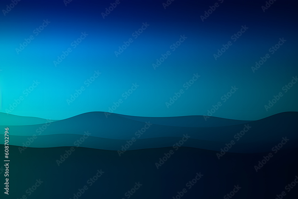 © ADDICTIVE STOCK - Generative AI illustration of abstract background with blue undulating ocean under a clear blue sky © ADDICTIVE STOCK - Generative AI illustration of abstract background with blue undulating ocean under a clear blue sky