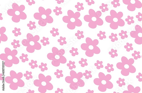 seamless pattern with flowers