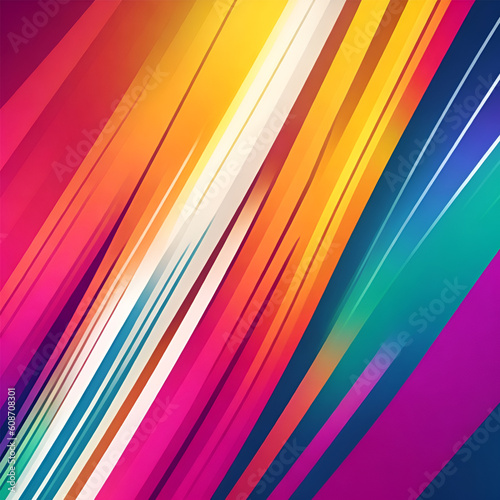 a colorful wave background with a blue background