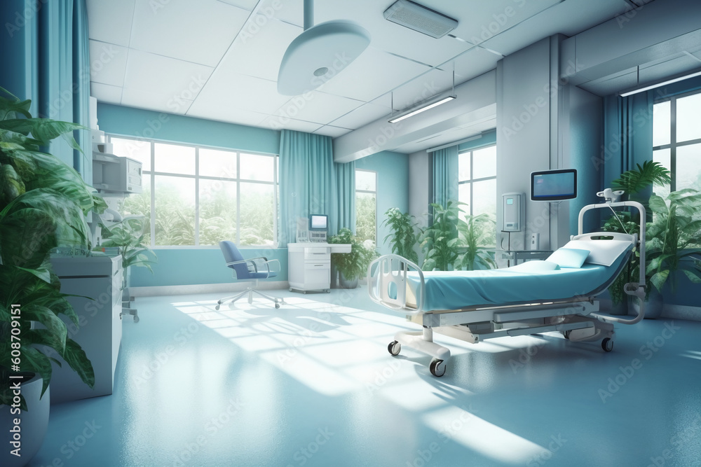 hospital background for website, AI generative hospital background for website, AI generative