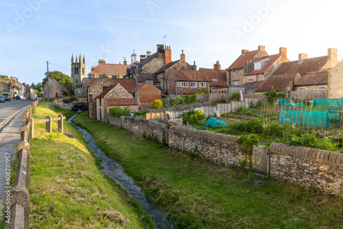 Ancient buildings and homes in Helmsley, North Yorkshire photo