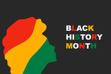 Black history month celebration. Vector illustration, colorful and bright design, graphics.