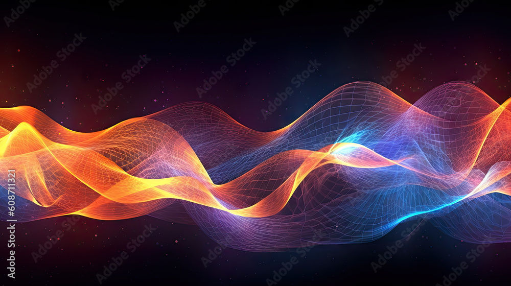 Energy wave background Energy wave background
