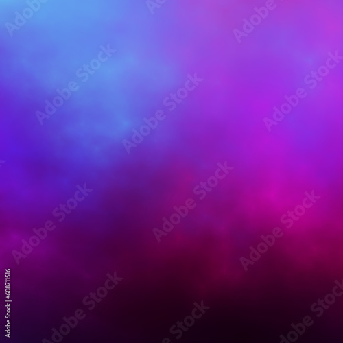 Neon Colored Cloud Gradient in Blue, Pink and Purple