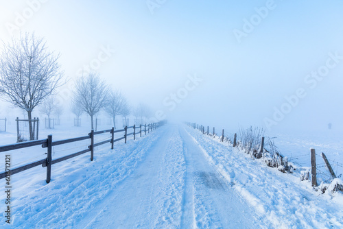 Winter morning landscape © engel.ac