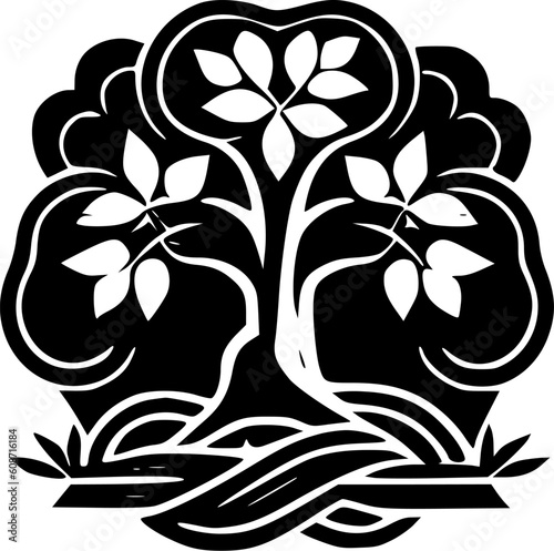 Irish - Black and White Isolated Icon - Vector illustration photo