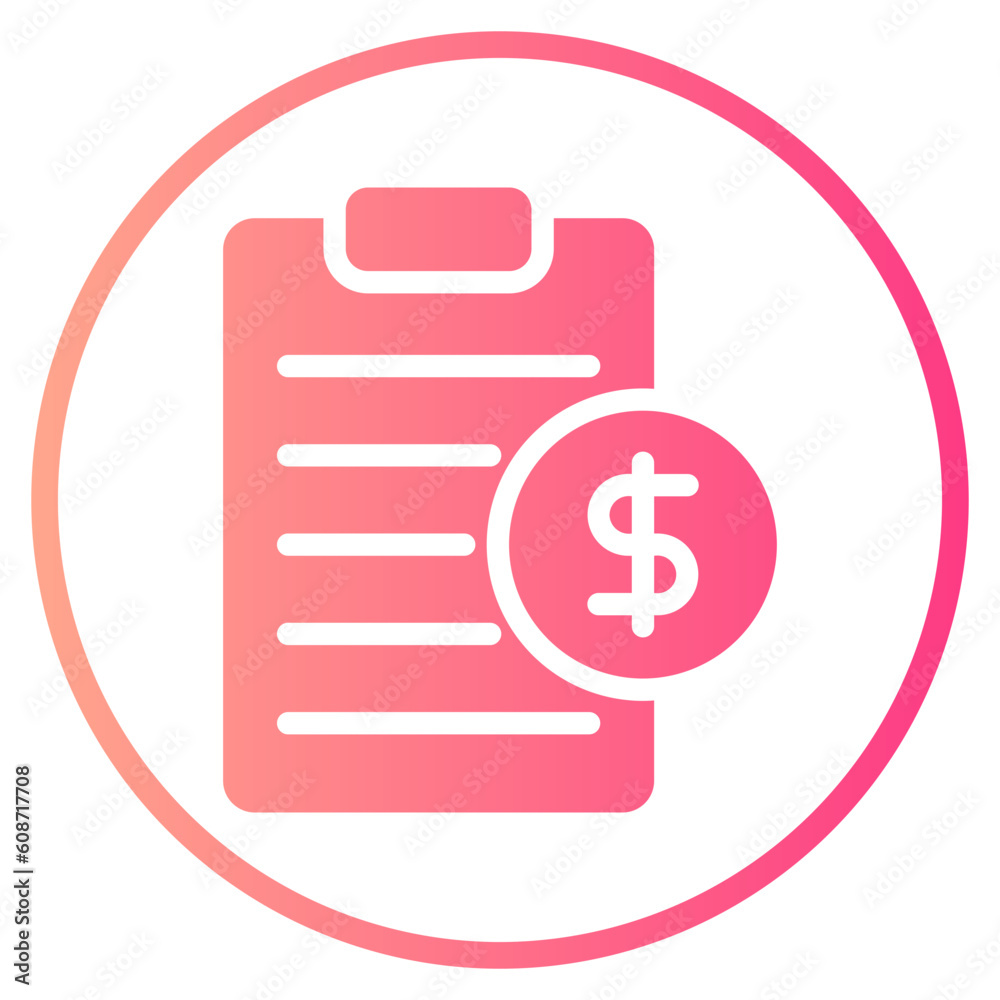 clipboard gradient icon clipboard gradient icon