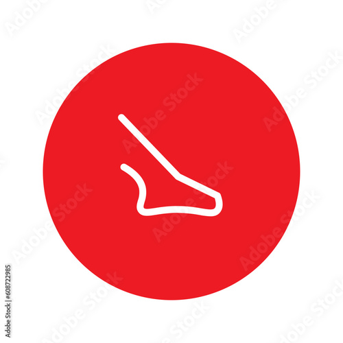 foot masseur medicine solid icon