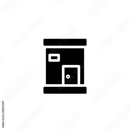sauna bathhouse bath solid icon