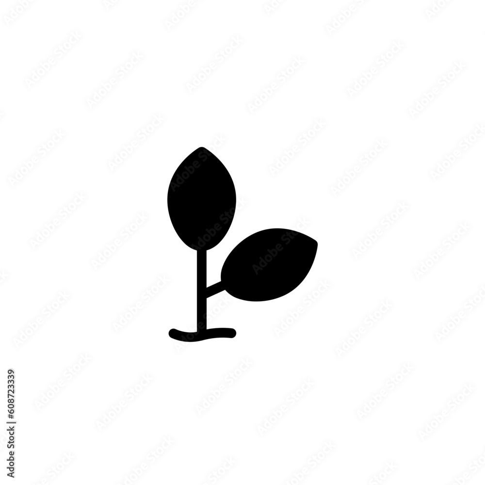 spa plant tree solid icon spa plant tree solid icon