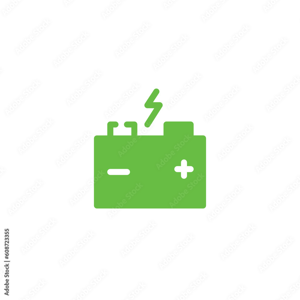 battery car electric solid icon battery car electric solid icon