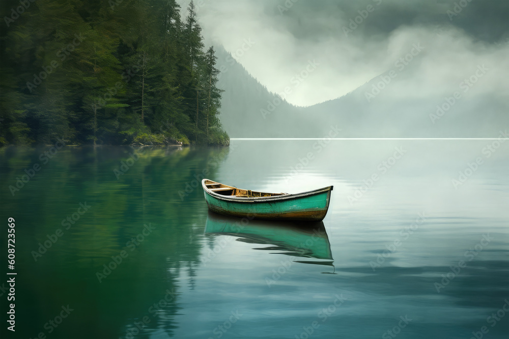 boat on lake background boat on lake background