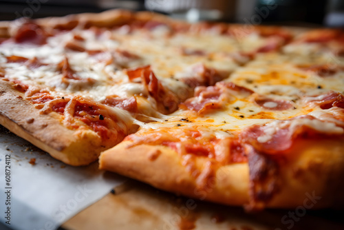 Delicious Homemade Pizza - Generative AI