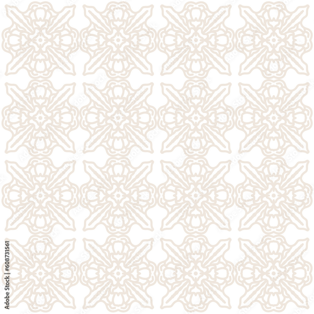 Islamic brown pattern,seamless pattern for background 