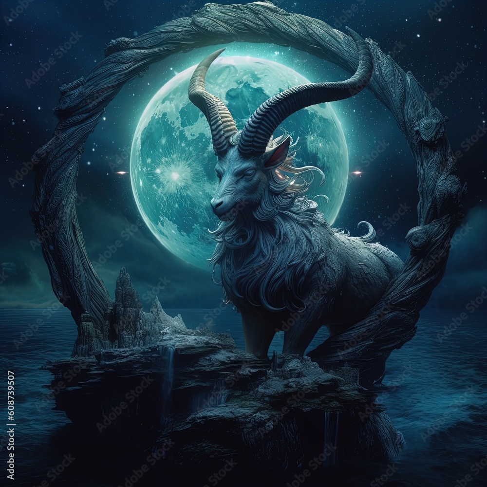 Capricorn is the sixth sign of the Zodiac. Its symbol is the sea goat