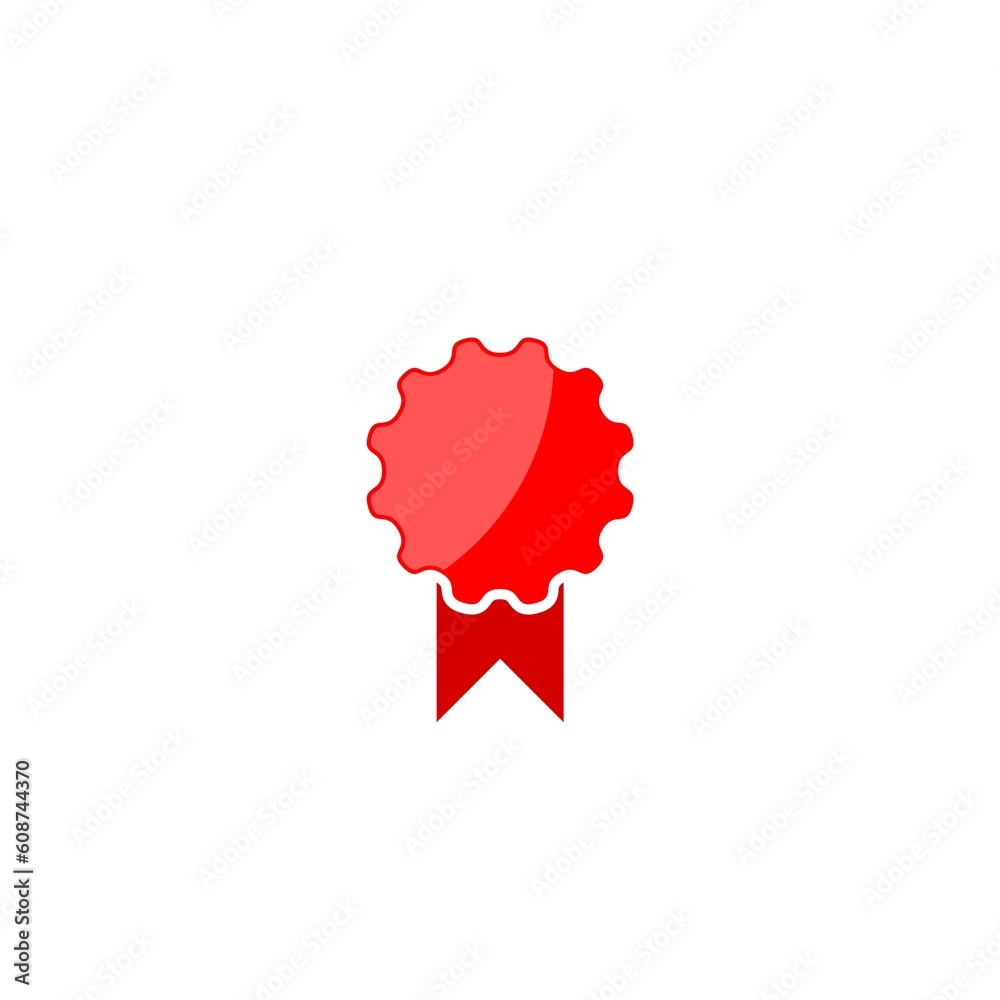 Empty badge icon isolated on white background Empty badge icon isolated on white background