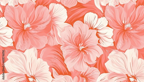 background of seamless floral pattern, delicate flowers wallpaper