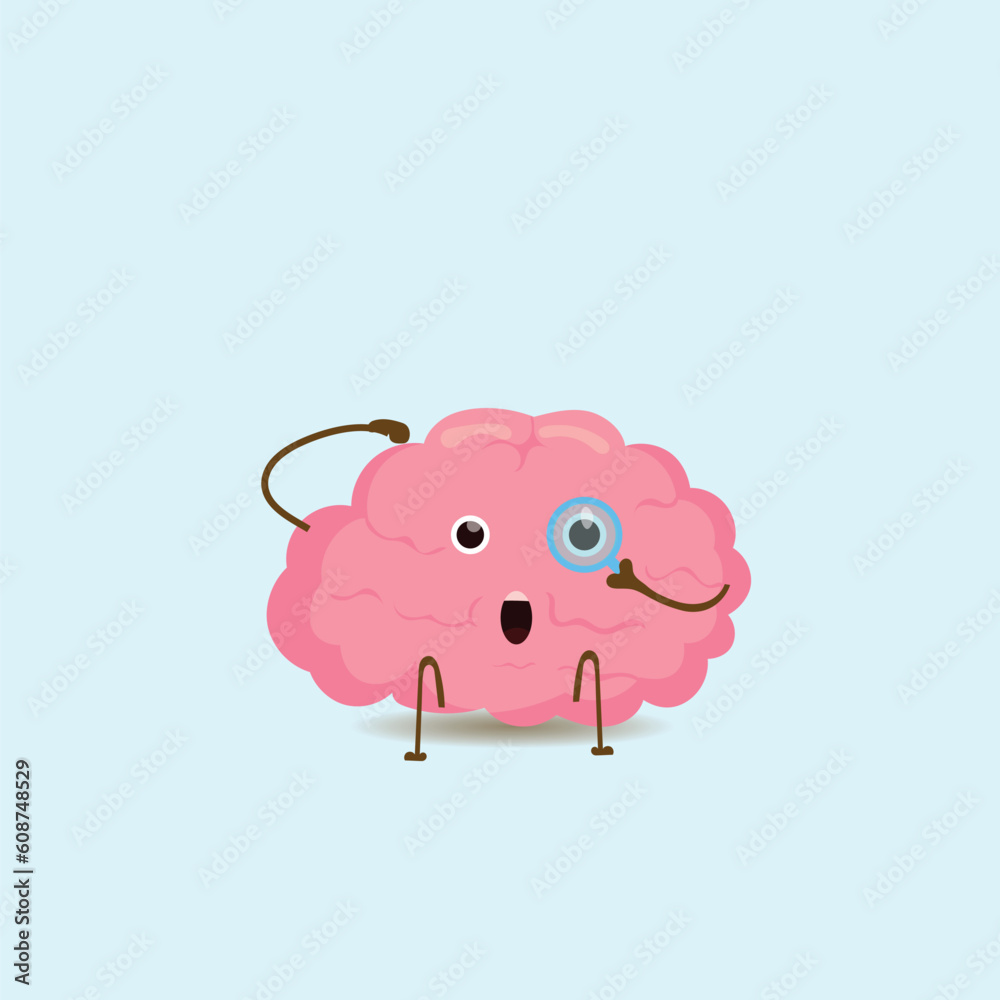 brain character illustration with expressions vector eps 10 brain character illustration with expressions vector eps 10