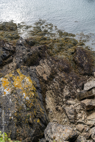 Rocks and ocean