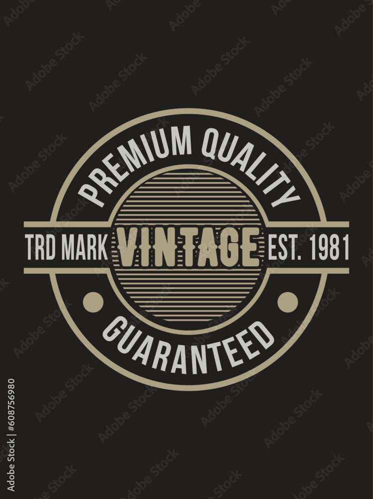 Vintage t-shirt design vector