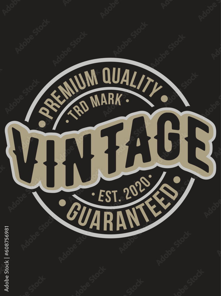 Fototapeta premium Vintage t-shirt design vector