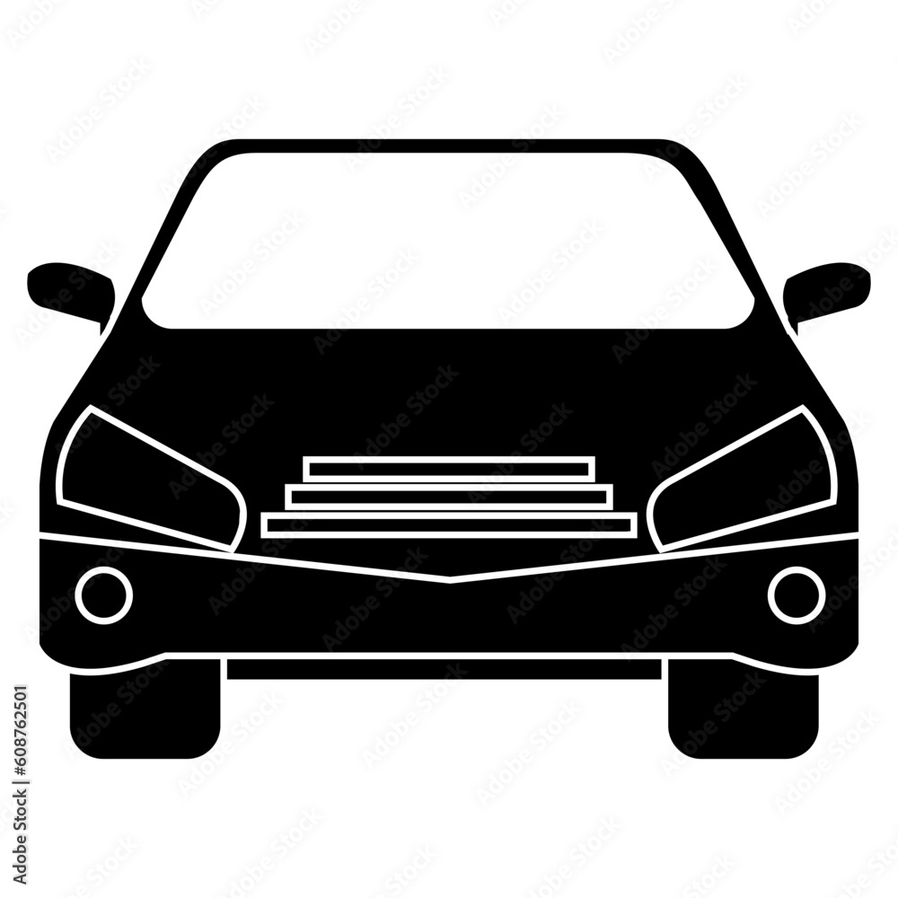 Car icon vector. Transport  illustration sign. Automobile symbol or logo.