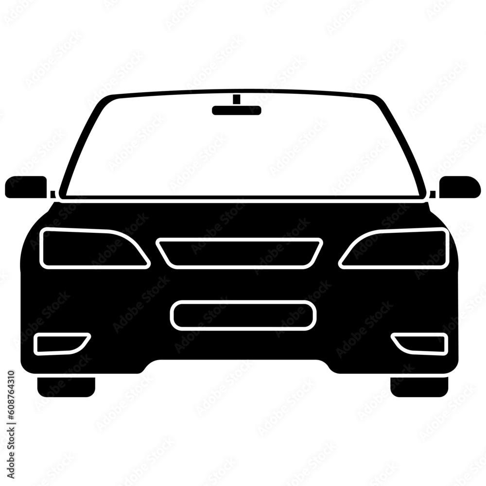 Car icon vector. Transport  illustration sign. Automobile symbol or logo.